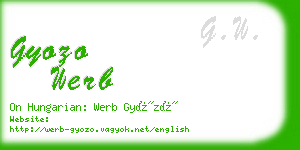 gyozo werb business card